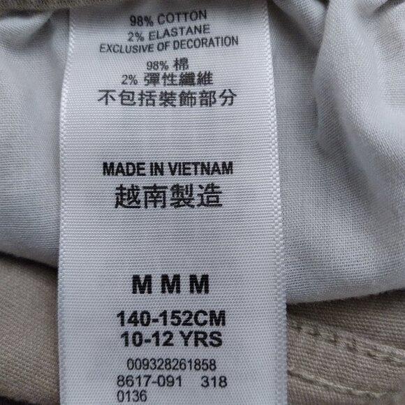 Kids Levi's Khaki Jogger Pants Sz: 10-12 - Picture 10 of 15